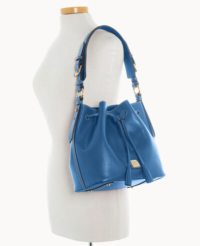 Saffiano Drawstring