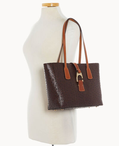 Ostrich Small Shannon Tote
