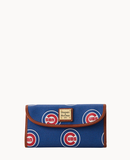 Dooney & Bourke MLB Chicago Cubs Blue & White Wristlet NWT