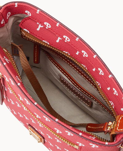 MLB Phillies Small Zip Crossbody