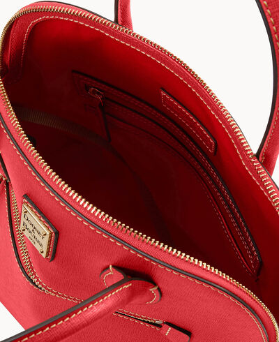 Saffiano Large Domed Satchel