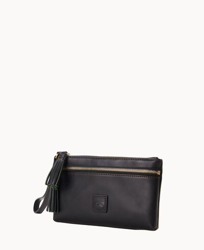 Florentine Double Zip Wristlet