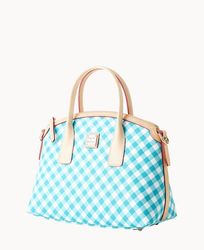 Gingham II Domed Satchel