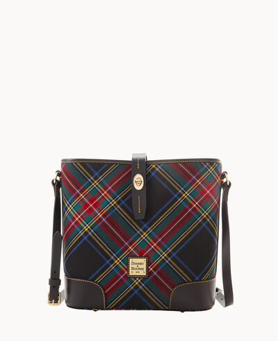 Tartan Crossbody Bucket