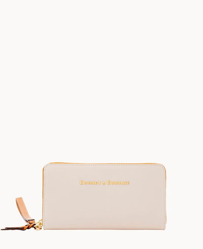 City Large Zip Around Wristlet