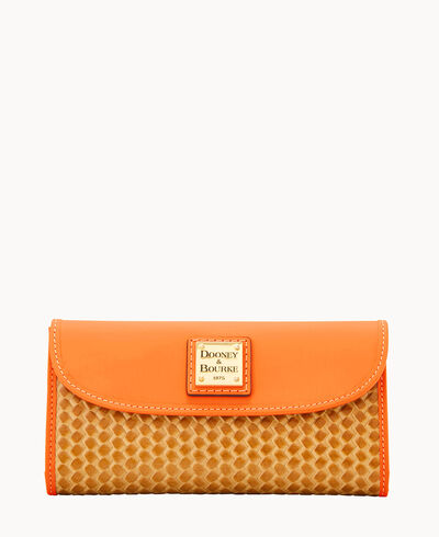 Beacon Woven Continental Clutch