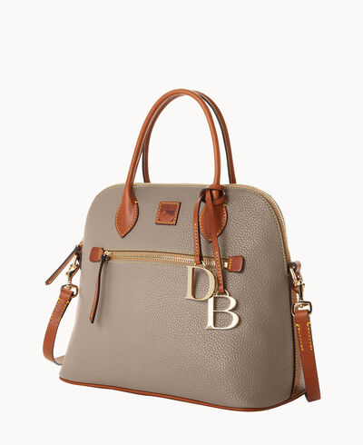 Pebble Grain Large Domed Satchel