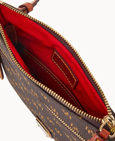 Gretta Double Zip Tassel Crossbody