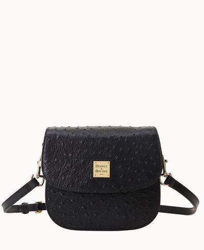 Ostrich Saddle Bag