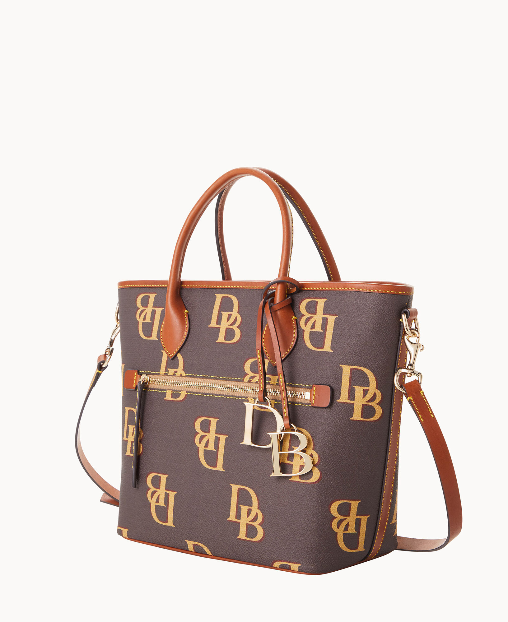 Dooney and online bourke monogram tote