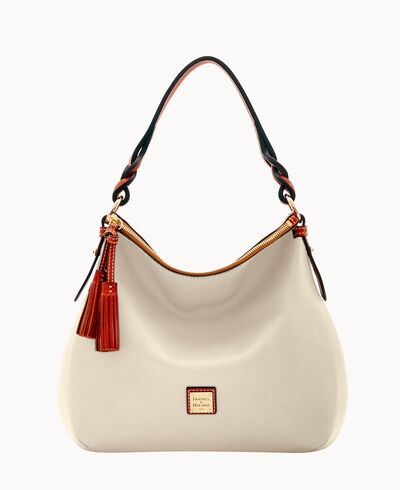Pebble Grain Twist Strap Hobo