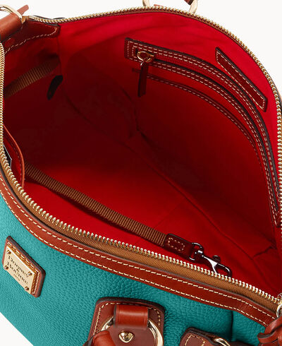 Pebble Grain Medium Mail Satchel