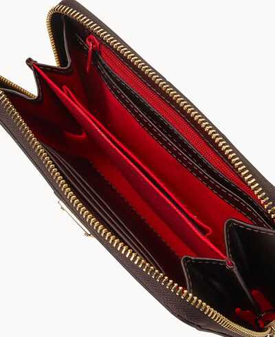 Denison Zip Around Phone Wristlet
