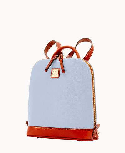 Pebble Grain Zip Pod Backpack