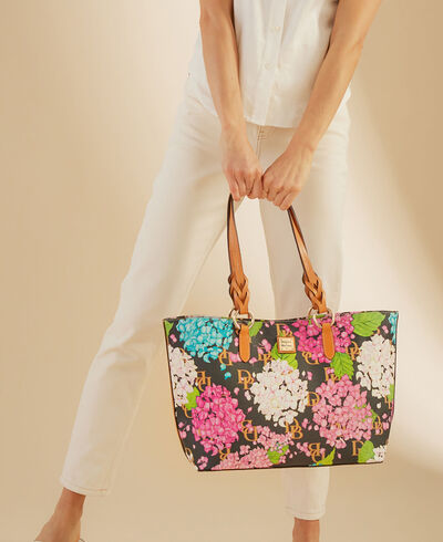 Hydrangea Monogram Nelly Tote