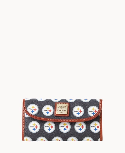 NFL Steelers Continental Clutch