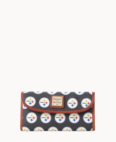 NFL Steelers Continental Clutch