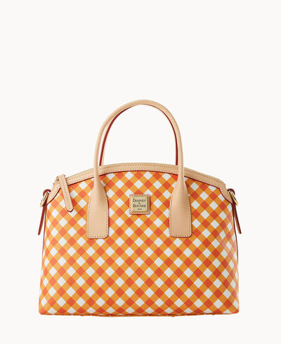 Gingham II Domed Satchel