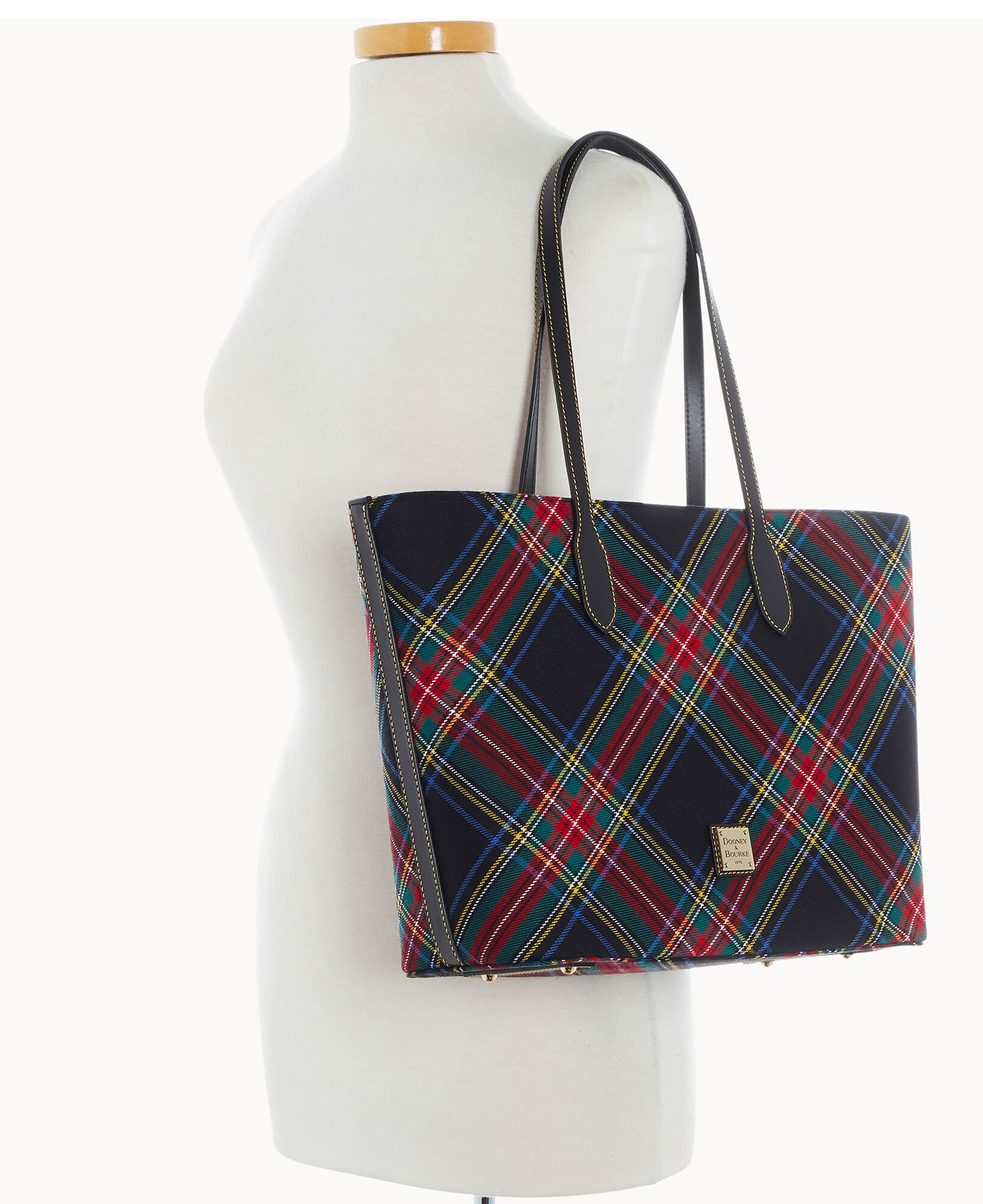 Dooney Bourke Tartan Large Tote