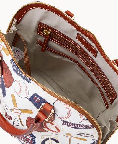 MLB Twins Zip Zip Satchel