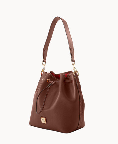 Saffiano Drawstring