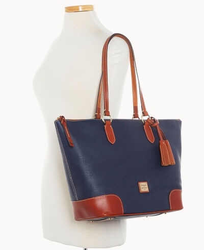 Pebble Grain Career Tote