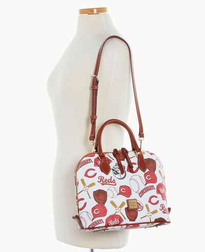 MLB Reds Zip Zip Satchel