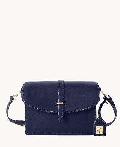 Saffiano Flap Crossbody