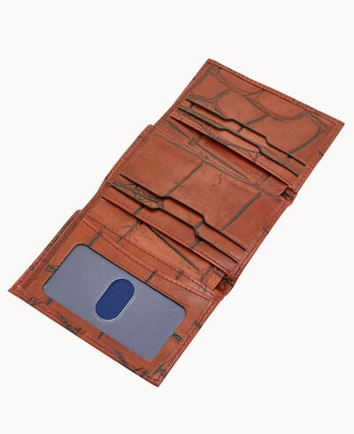 Croco Trifold Wallet