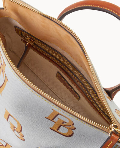 Monogram Satchel