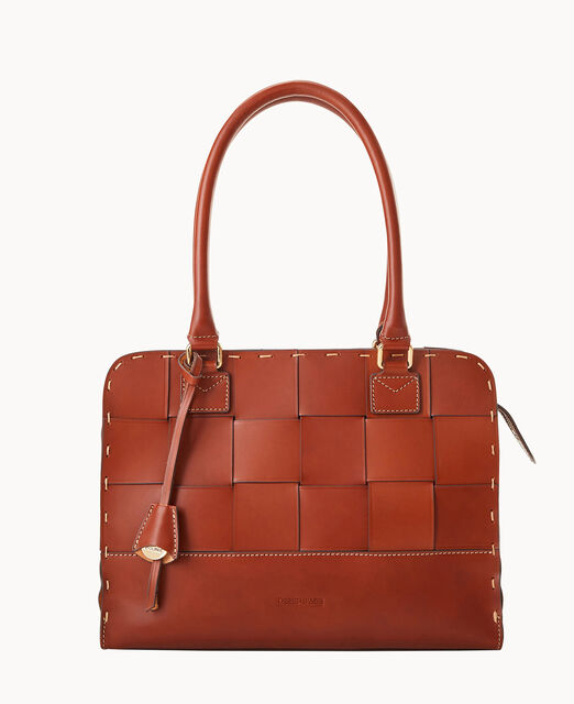 Alto Woven Rectangular Satchel