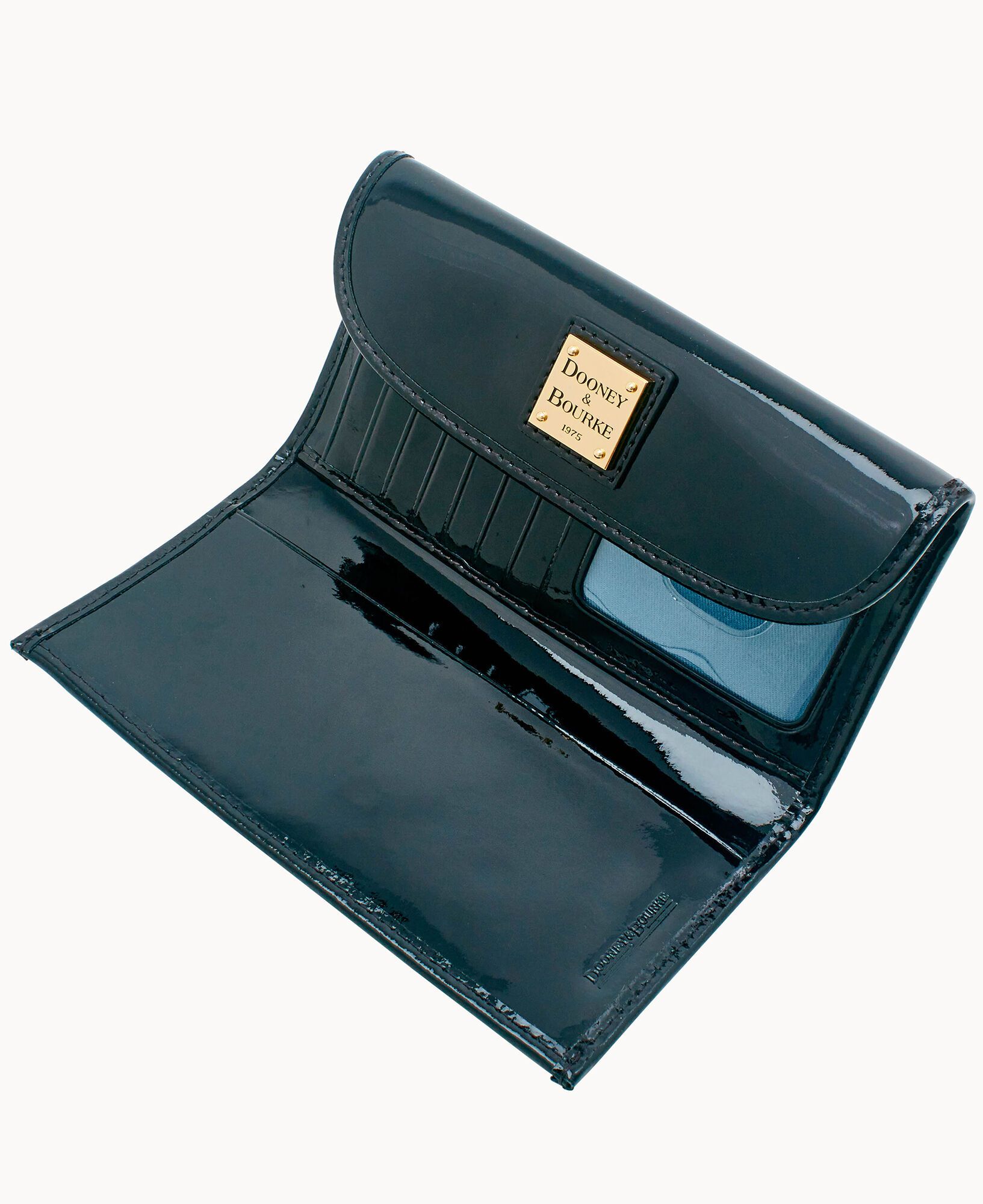 Dooney Bourke Patent Continental Clutch