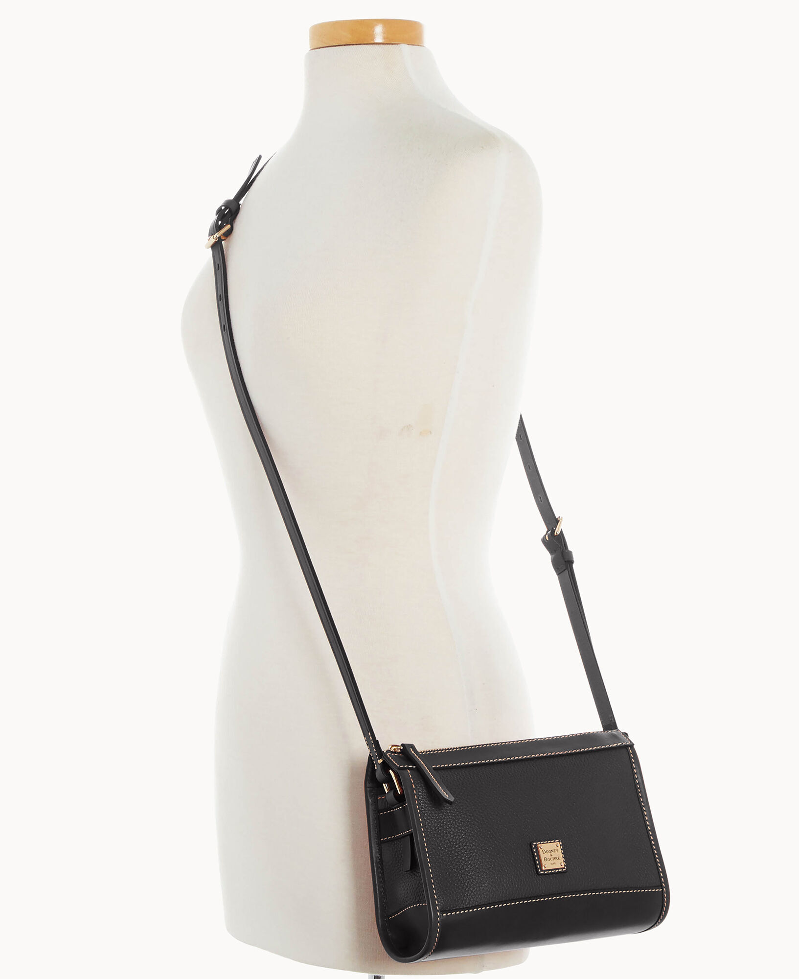 Pebble grain mini zip crossbody online