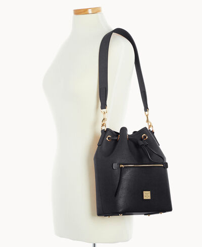 Saffiano Drawstring