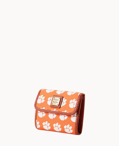 Collegiate Clemson University Flap Credit Card Wallet