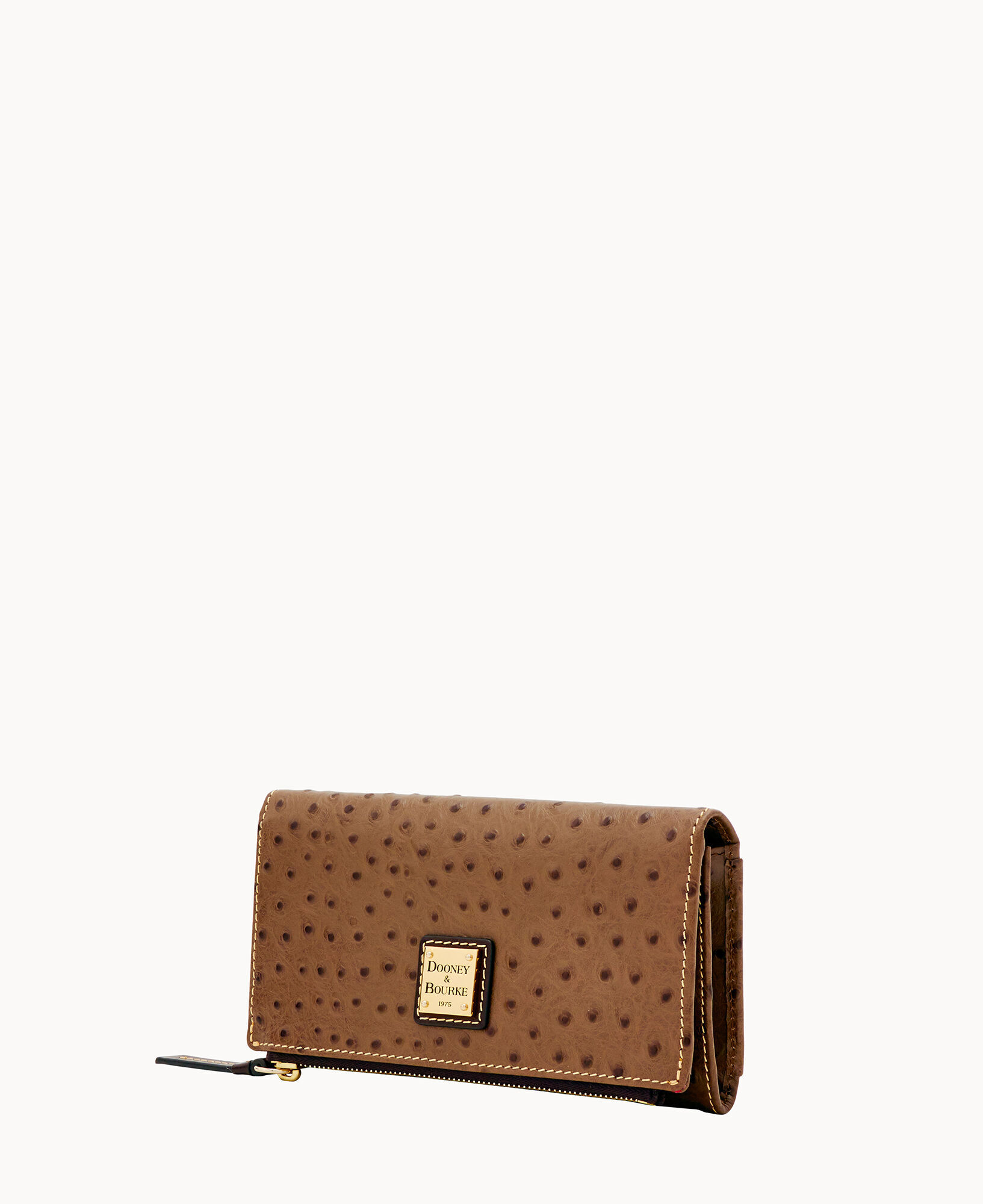 Dooney & bourke sales pebble leather foldover wallet