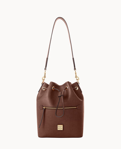Saffiano Drawstring