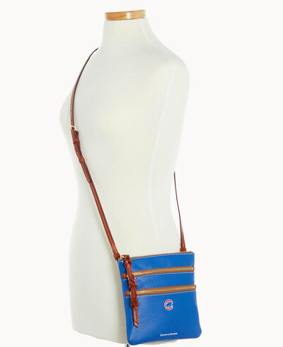 MLB Cubs North South Triple Zip Crossbody