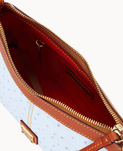 Ostrich Crossbody Pouch