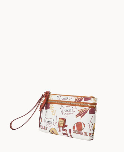 Collegiate Florida State Double Zip Wristlet