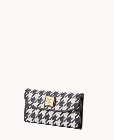 Houndstooth Continental Clutch