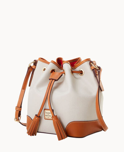 Saffiano Crossbody Drawstring