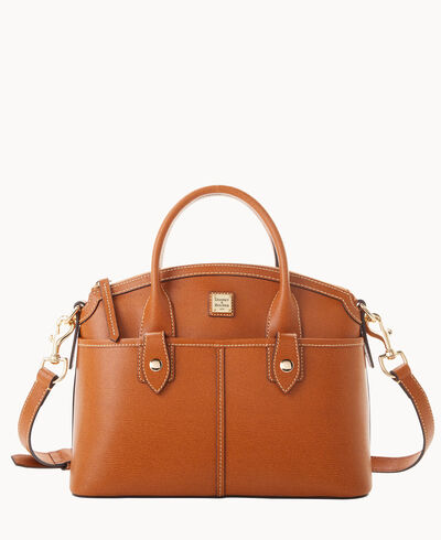 Saffiano Domed Satchel