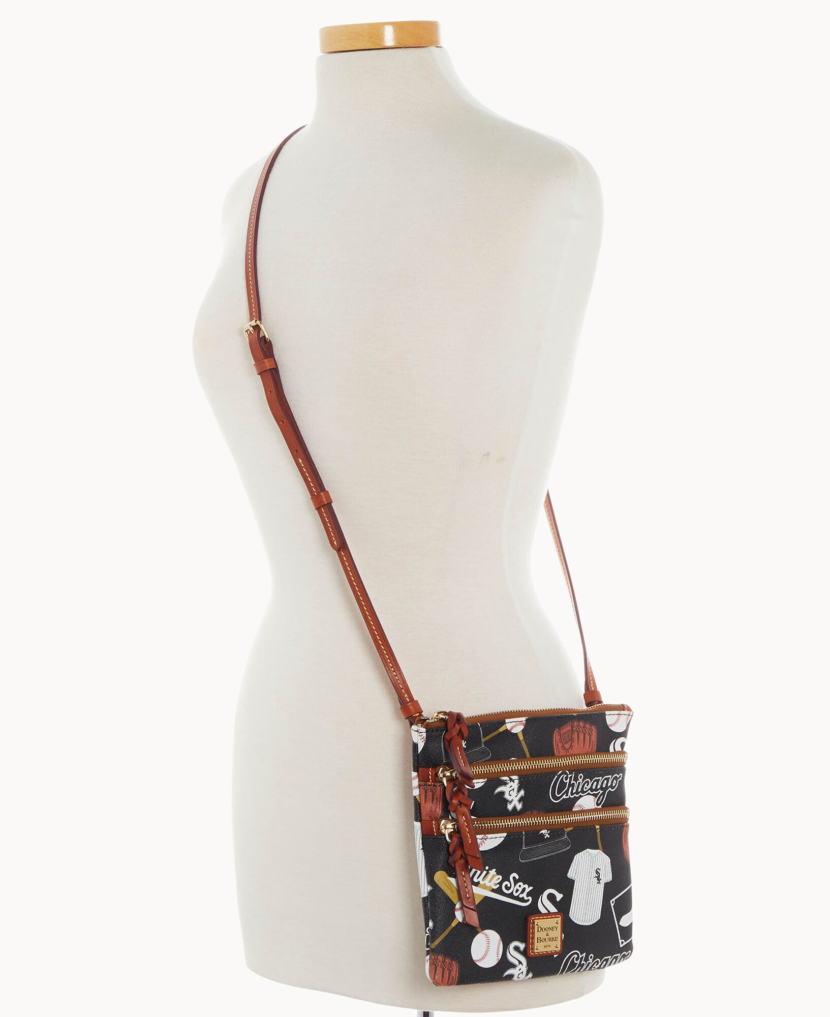 MLB White Sox North South Triple Zip Crossbody