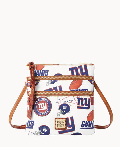 NFL NY Giants North South Triple Zip Crossbody