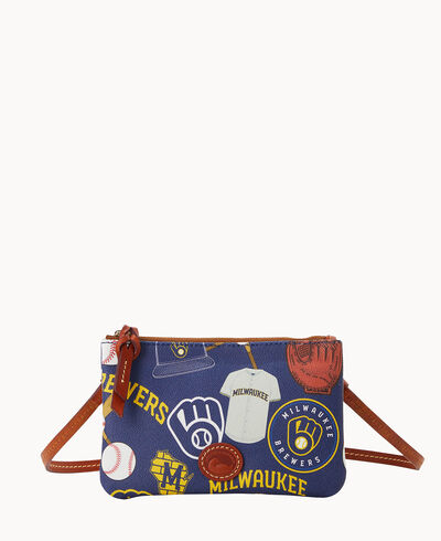 MLB Brewers Top Zip Crossbody