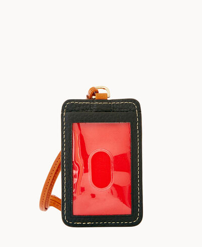 Pebble Grain Lanyard ID Holder