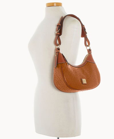 Ostrich Small Hobo