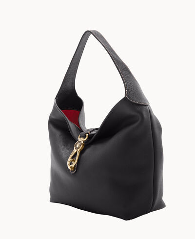 Pebble Grain Logo Lock Sac