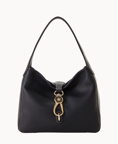 Pebble Grain Logo Lock Bag